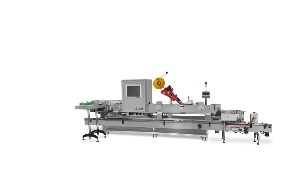 T801LHS/N-C 卧式灯检贴标入托一体机